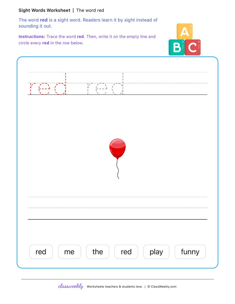 red