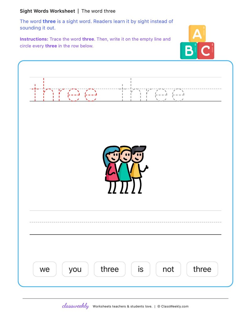 three