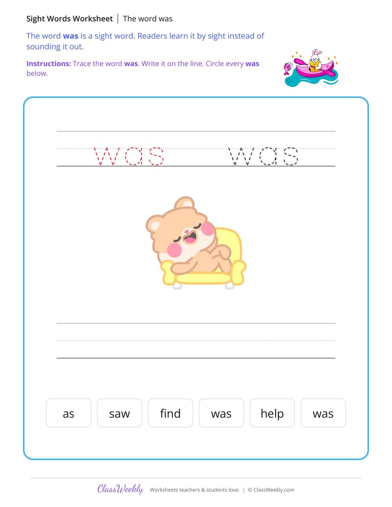 was