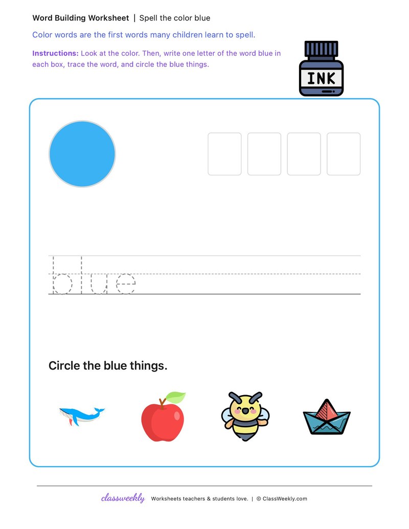 blue