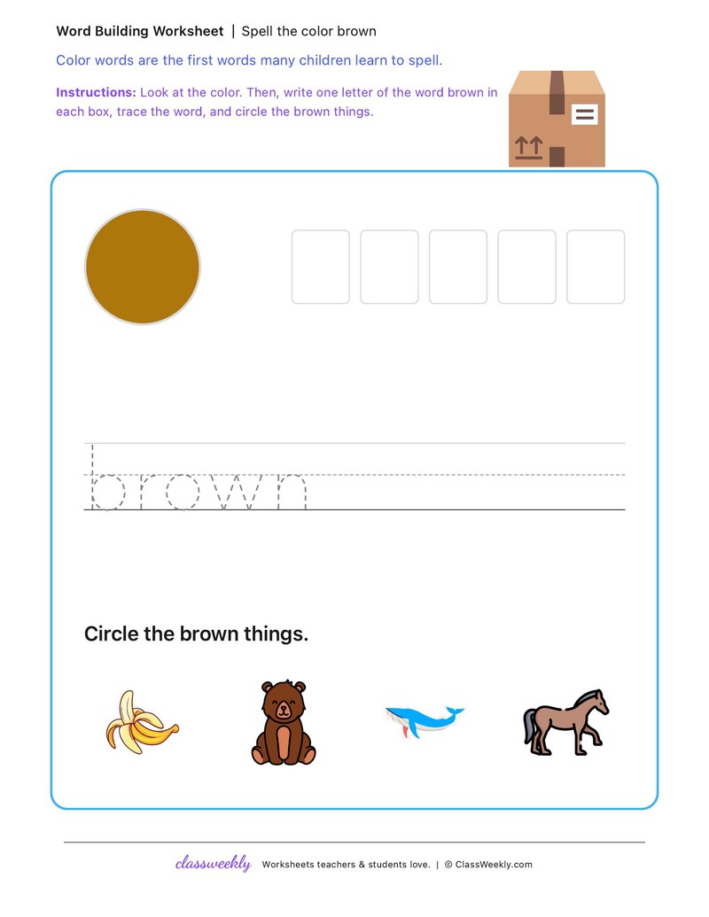 brown