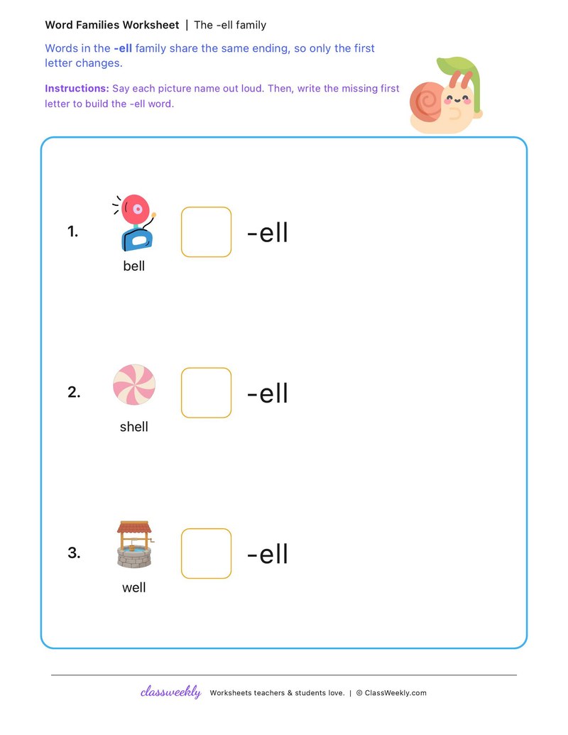 The -ell family