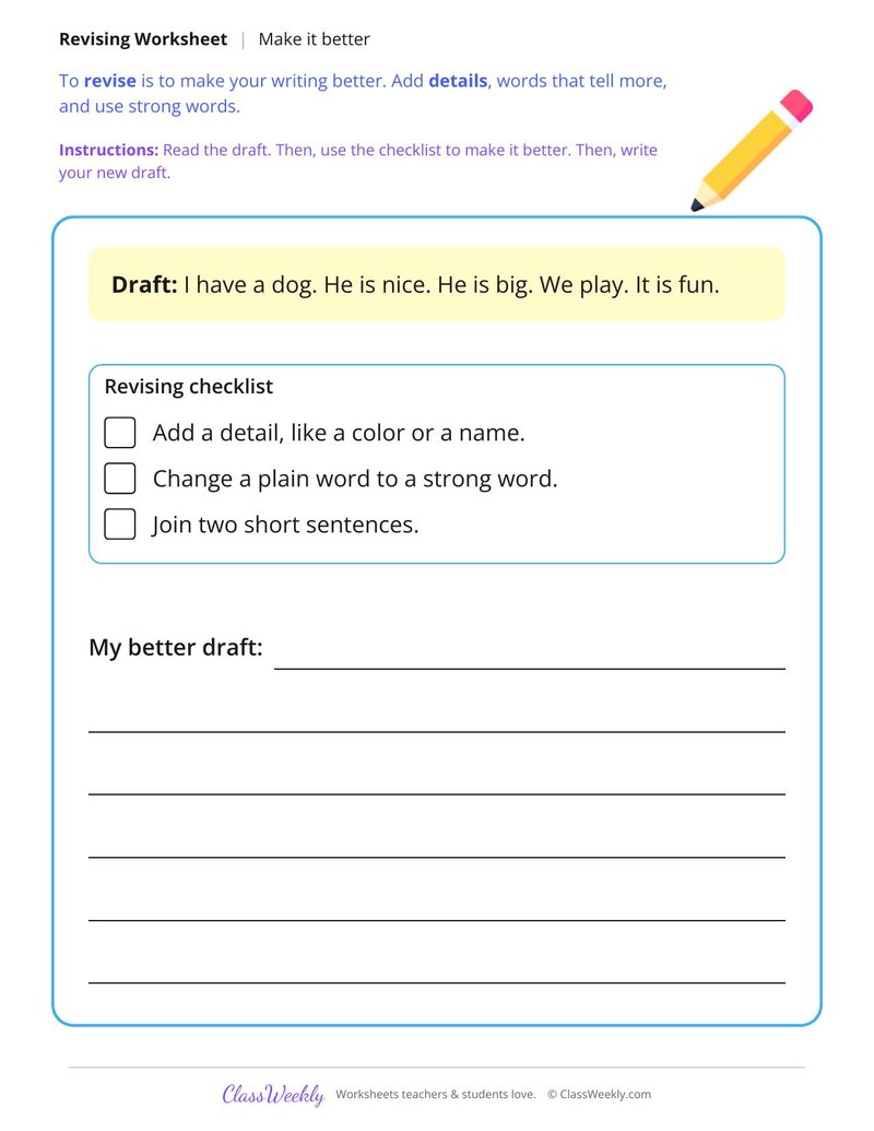 Revise Writing to Make It Better