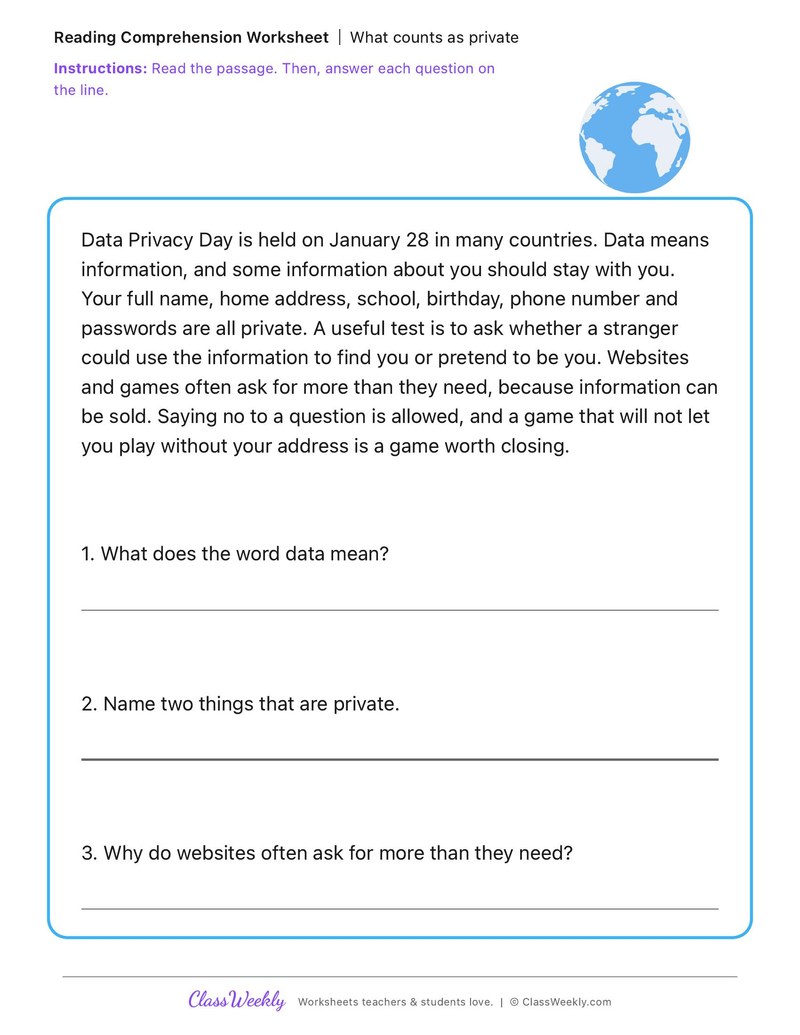 What counts as private - Data Privacy Day