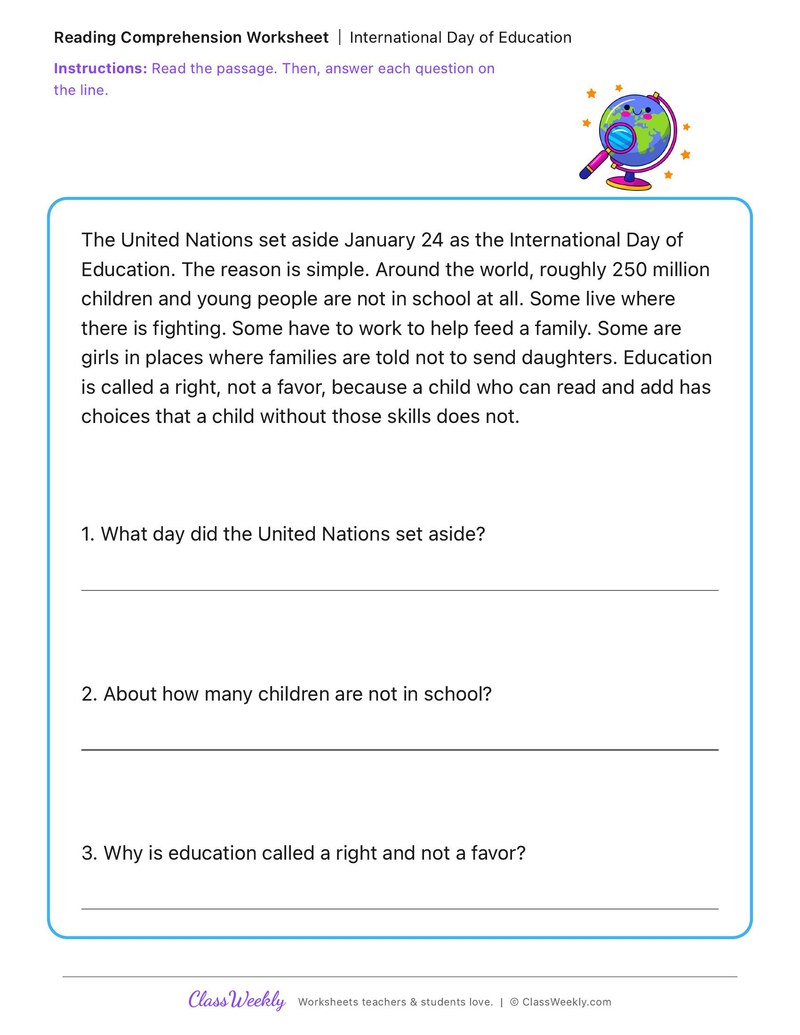 International Day of Education