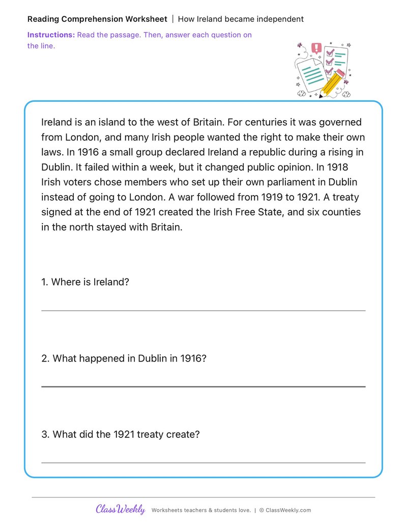 How Ireland became independent - Irish Revolution and War of Independence