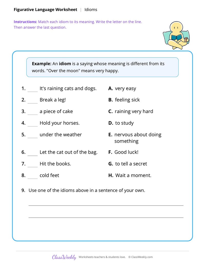 Figurative Language: Idioms
