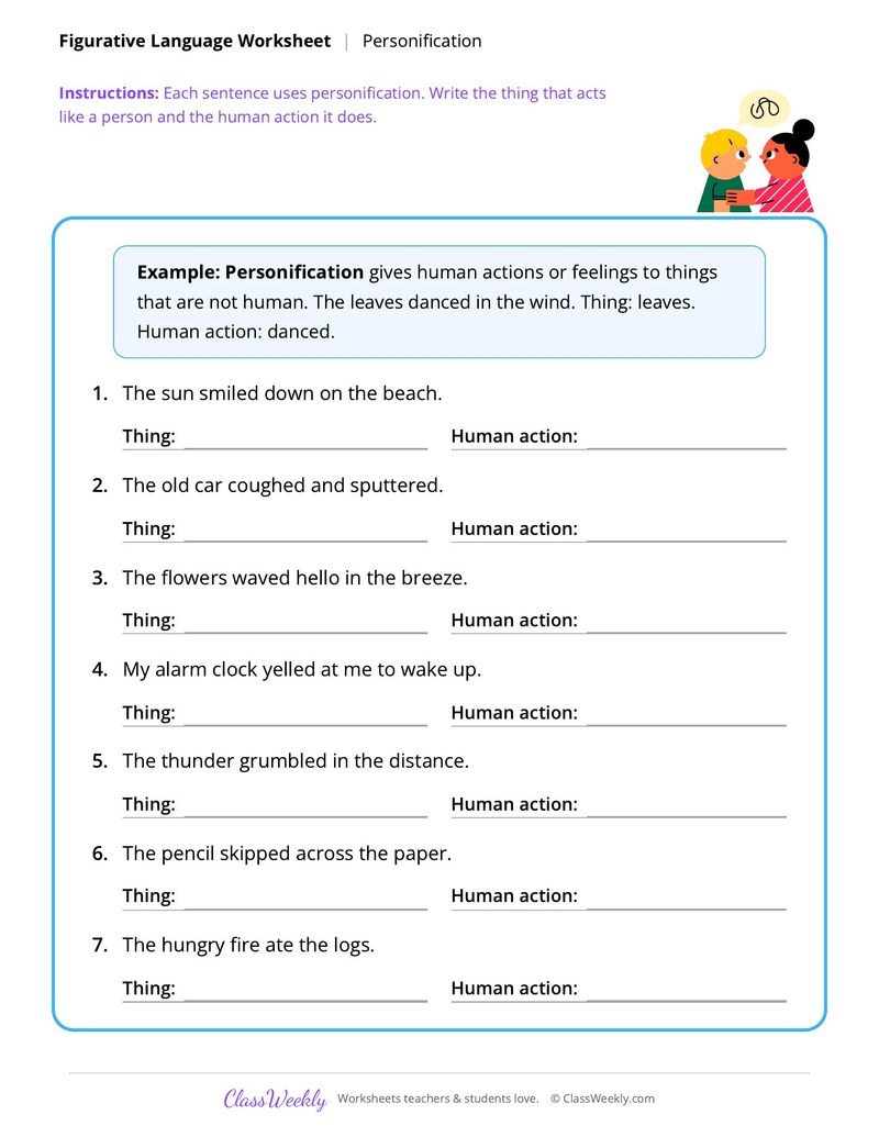 Figurative Language: Personification