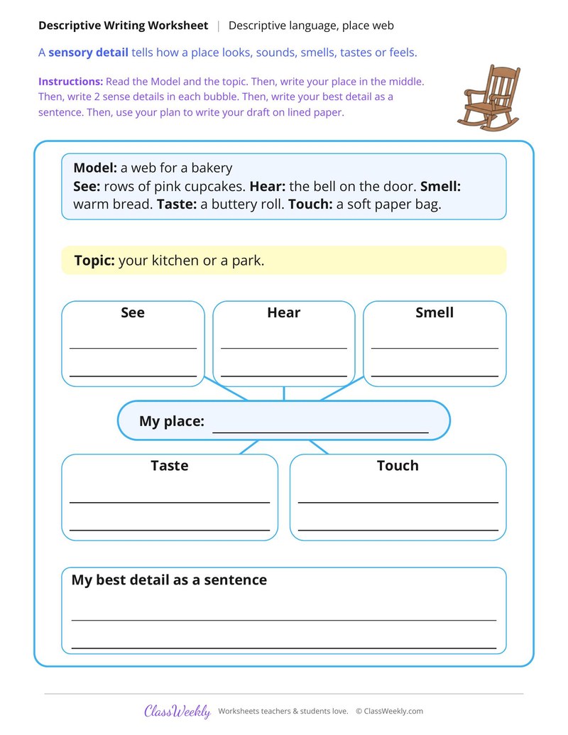 Describe a Place With Sensory Details