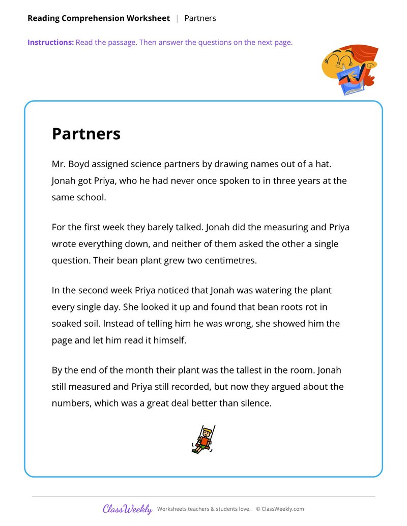 Partners - Friendship & Kindness - Page 1