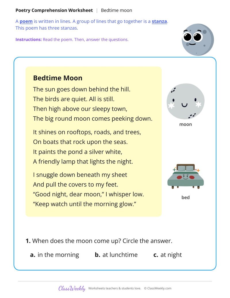 Bedtime Moon - Page 1