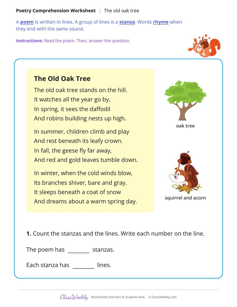 The Old Oak Tree - Page 1