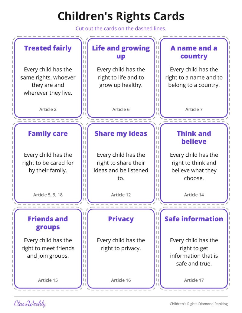 Children's Rights Diamond Ranking - Page 3