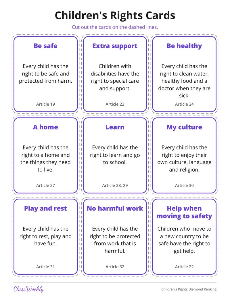 Children's Rights Diamond Ranking - Page 4