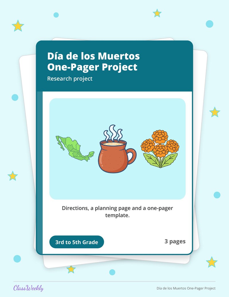 Día de los Muertos One-Pager Project - Page 1