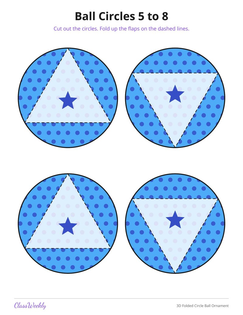 3D Folded Circle Ball Ornament - Page 4