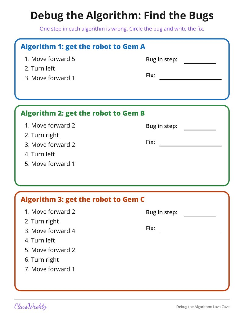Debug the Algorithm: Lava Cave - Page 2