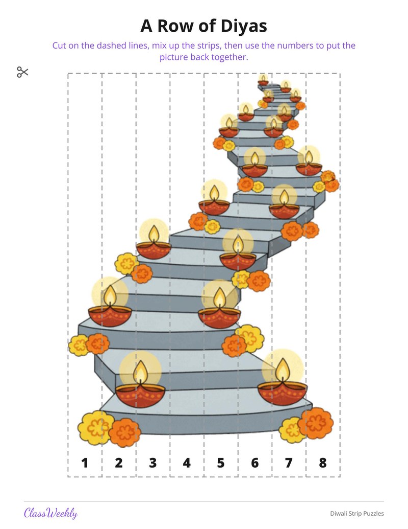 Diwali Strip Puzzles