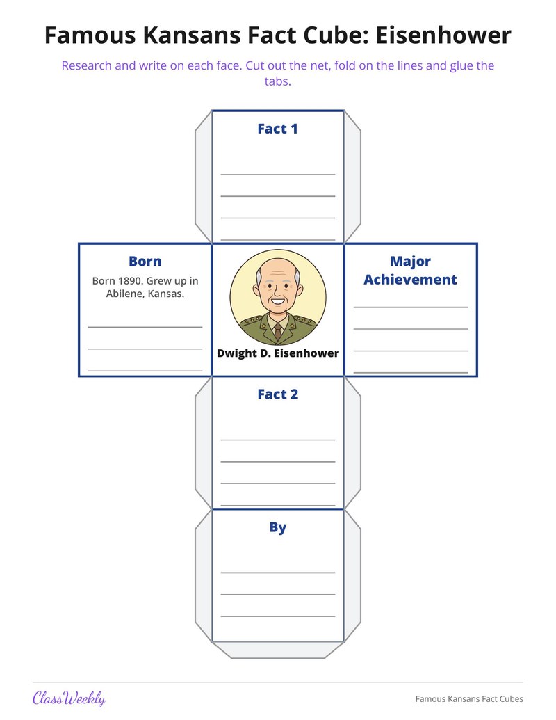 Famous Kansans Fact Cubes - Page 2
