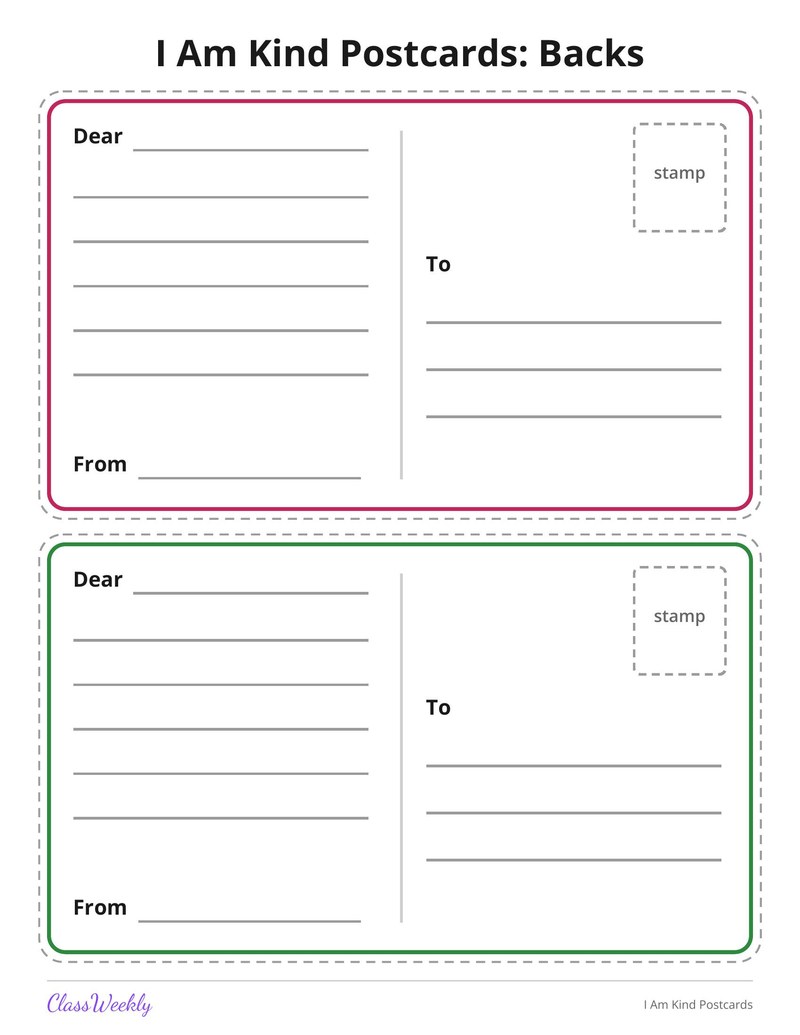 I Am Kind Postcards - Page 2
