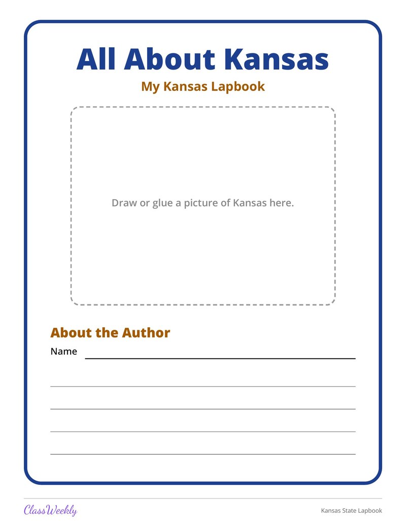 Kansas State Lapbook - Page 2