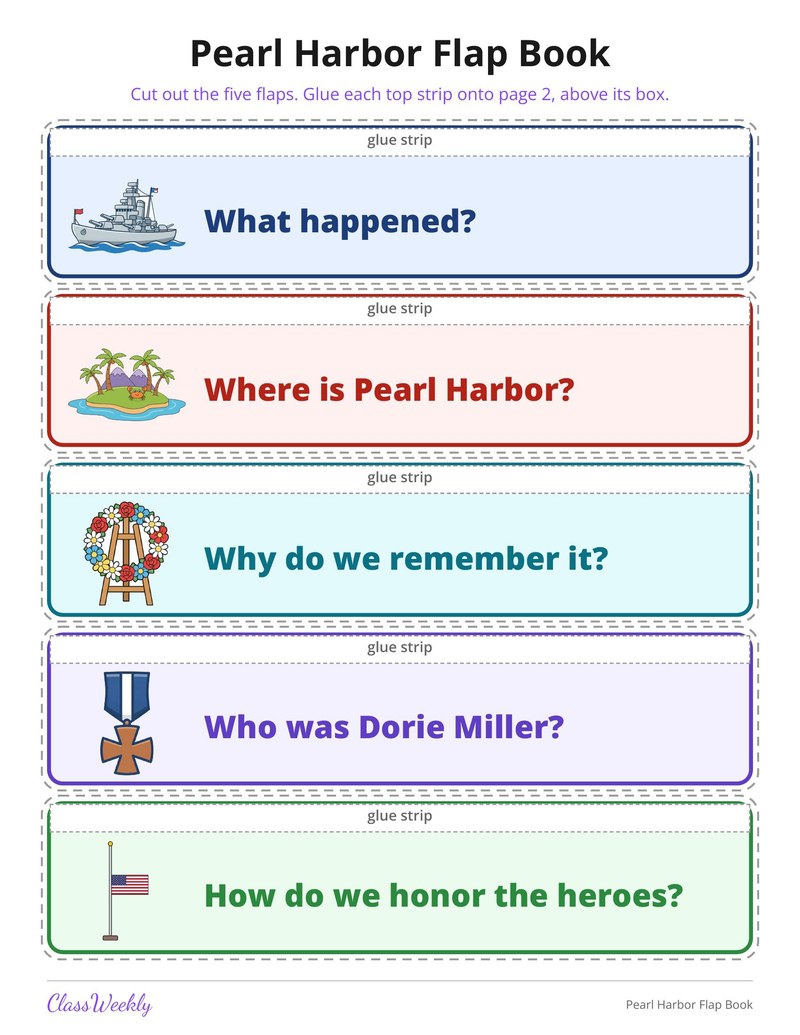 Pearl Harbor Flap Book - Page 1