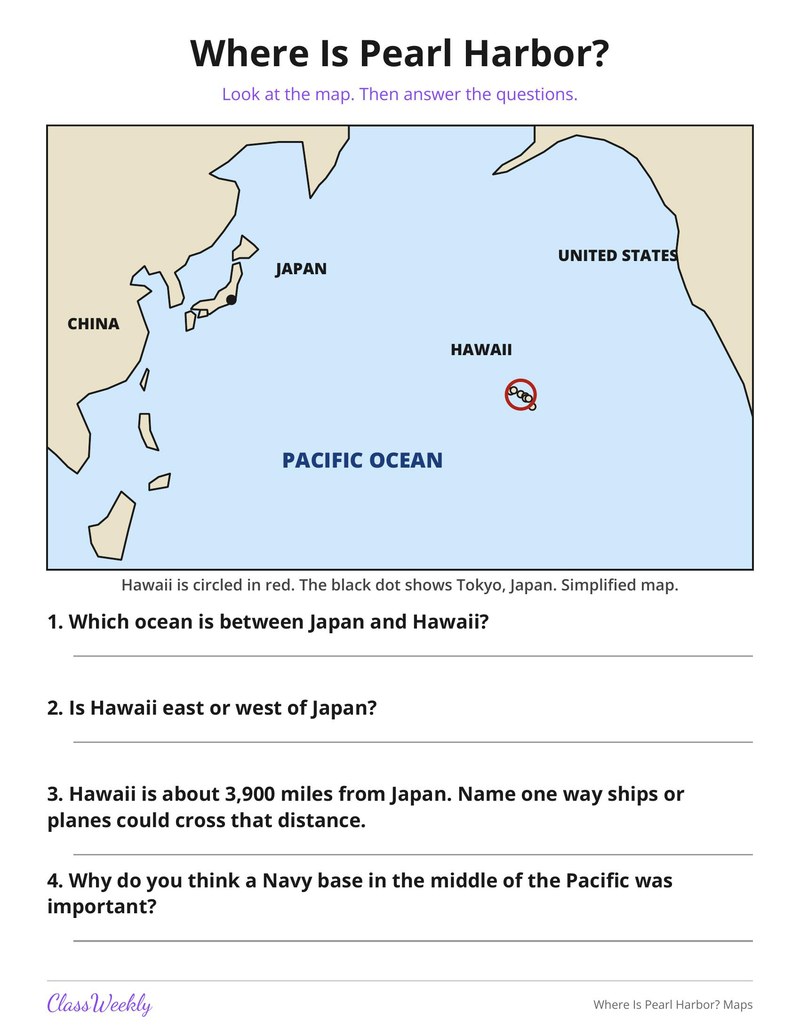 Where Is Pearl Harbor? Maps - Page 1