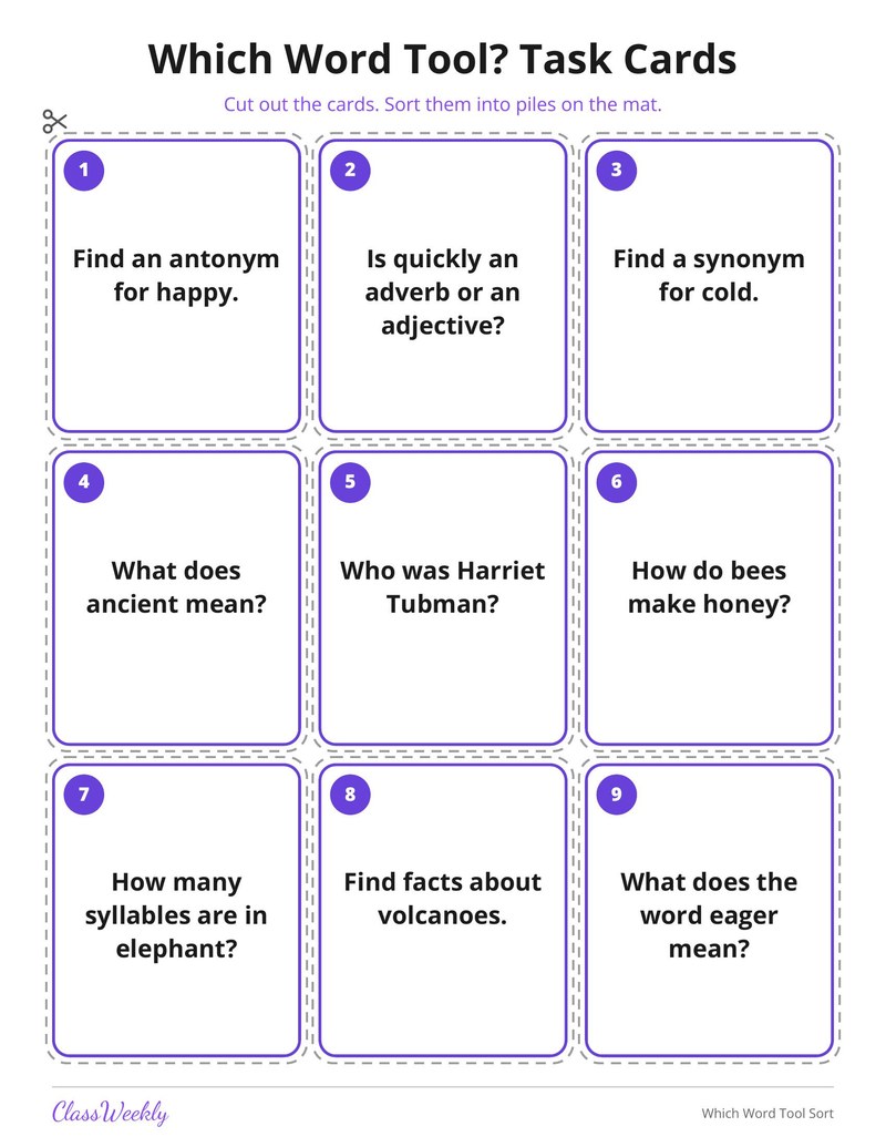Which Word Tool Sort - Page 3