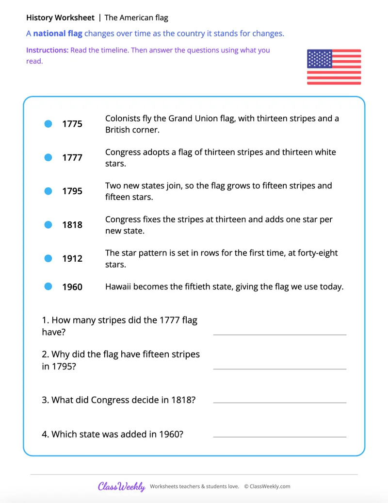 The American flag