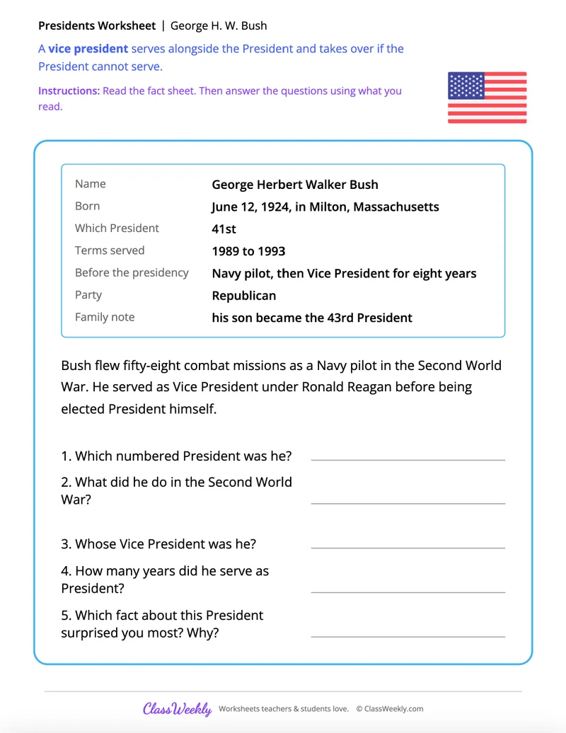 George H. W. Bush