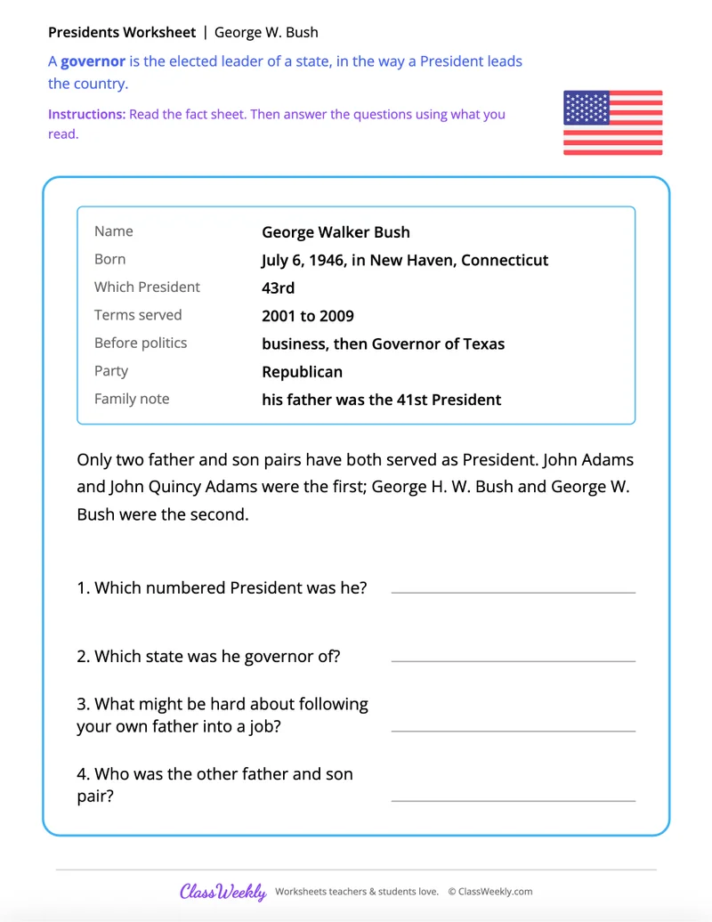 George W. Bush