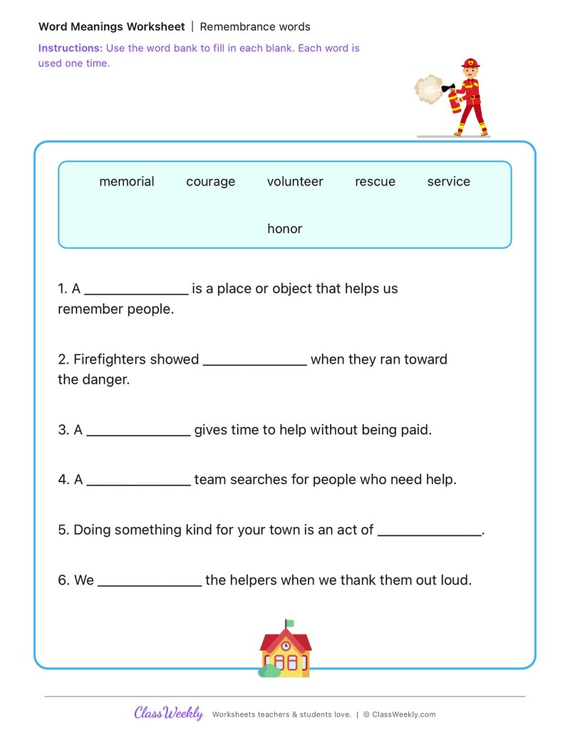 Remembrance Words - Patriot Day