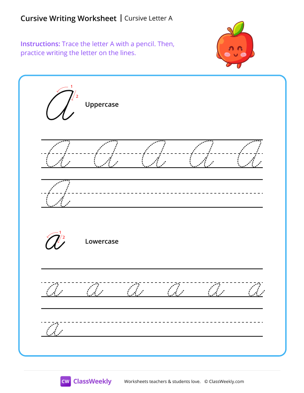 Cursive A