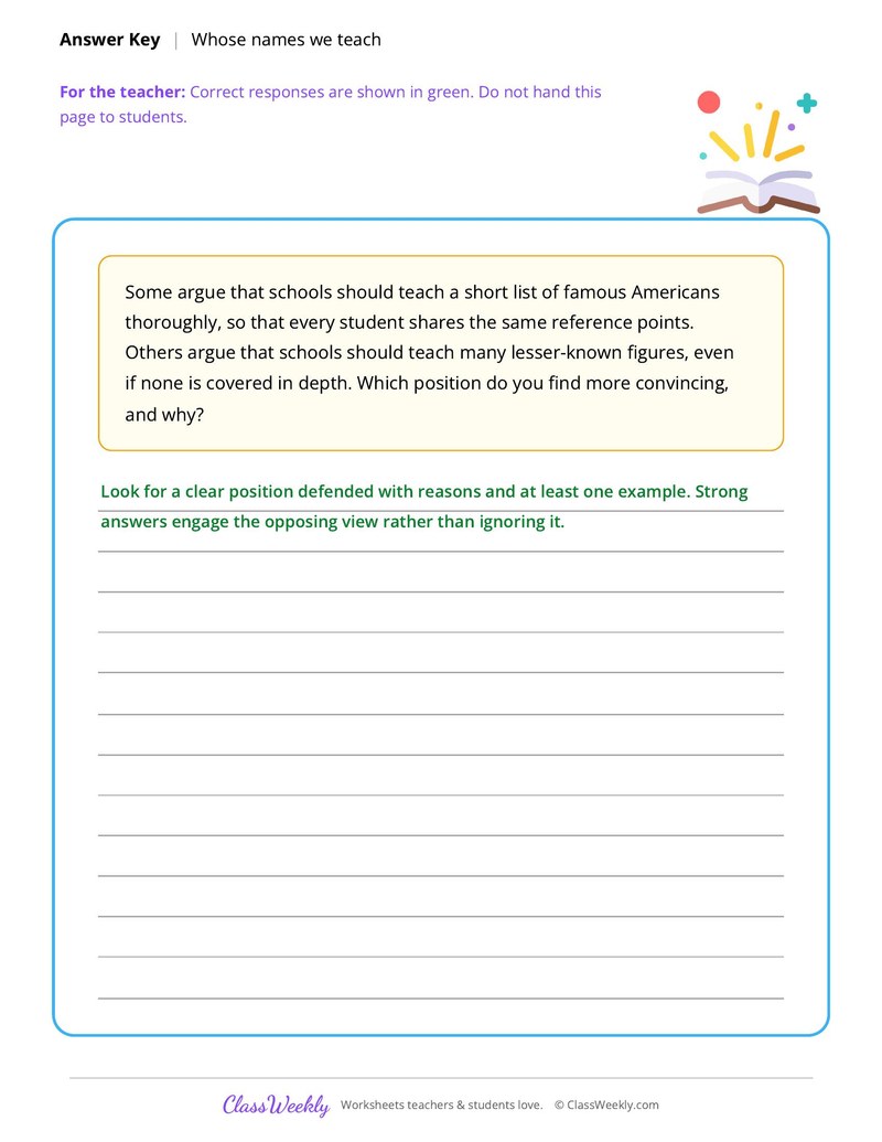 Whose Names We Teach - Famous Americans - Page 2