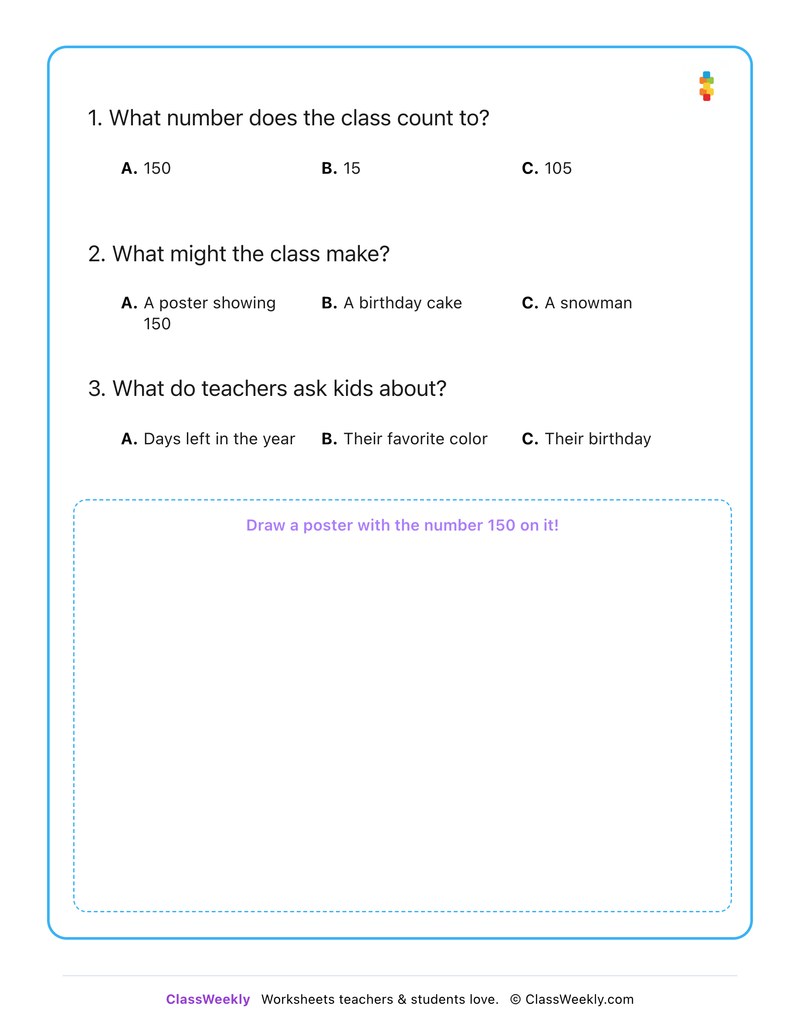 150th Day of School - Page 2