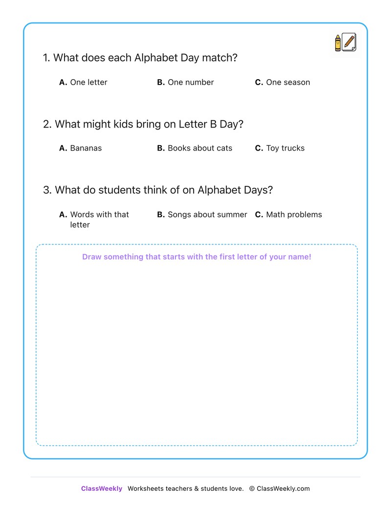 Alphabet Days - Page 2