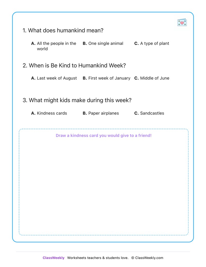 Be Kind to Humankind Week - Page 2