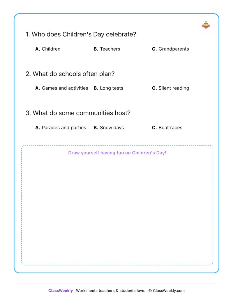Children's Day (various countries) - Page 2