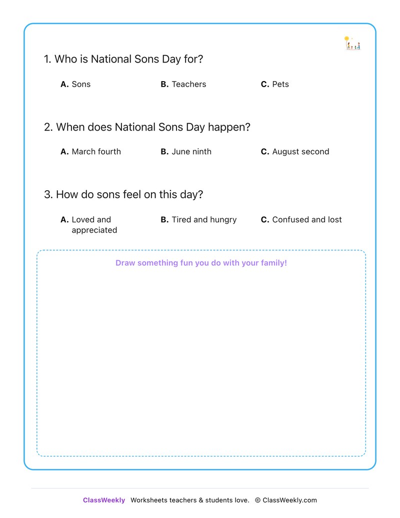 National Sons Day - Page 2