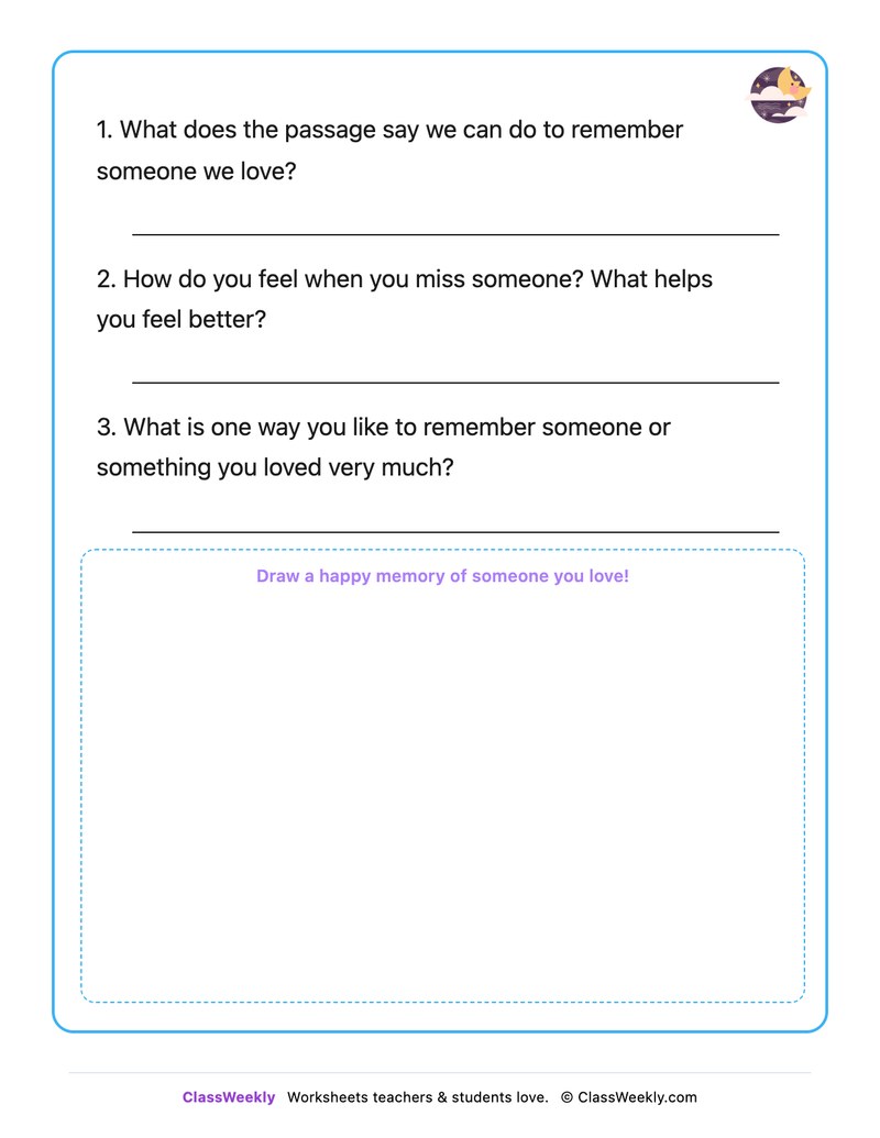 What Happens After We Die - Draw & Write Worksheet - Page 2