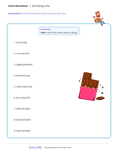Identifying Verbs