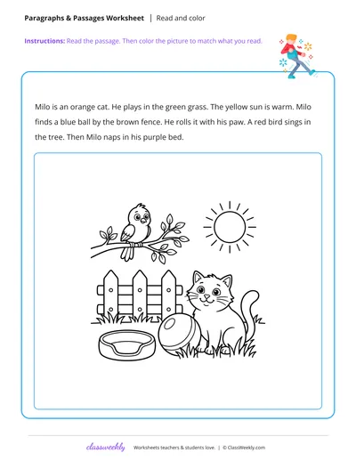 Read and color