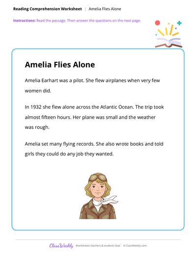 Amelia Flies Alone