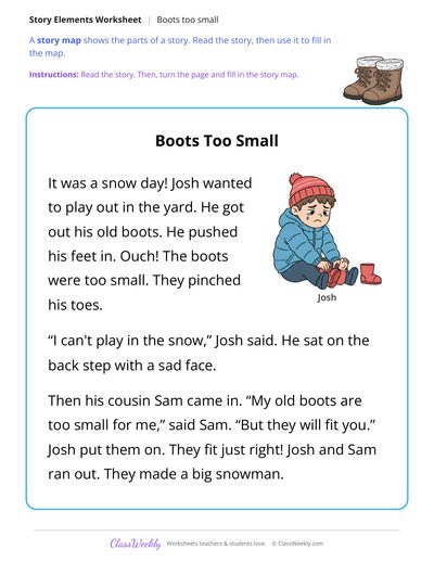 Boots Too Small (Story Map)