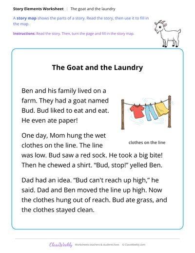 The Goat and the Laundry (Story Map)