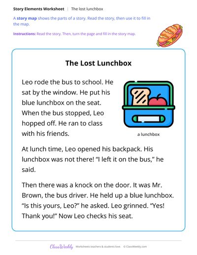 The Lost Lunchbox (Story Map)