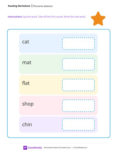 Phoneme Deletion