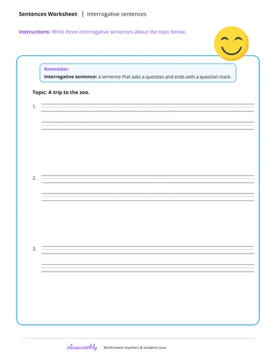 Interrogative sentences
