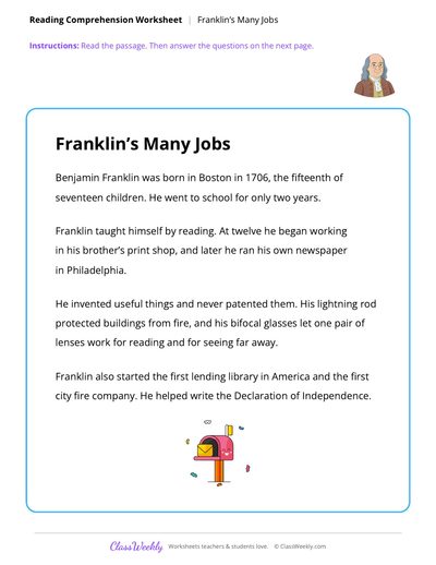 Franklin's Many Jobs