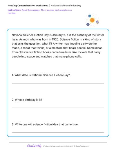 National Science Fiction Day